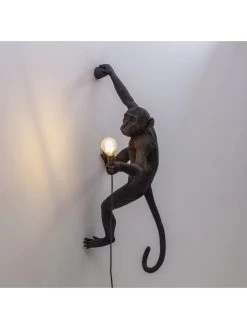 Seletti Monkey Lamp Hanging Right - Zwart -Klassieke Verlichtingswinkel seletti monkey lamp hanging right zwart 4