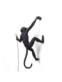 Seletti Monkey Lamp Hanging Right - Zwart -Klassieke Verlichtingswinkel seletti monkey lamp hanging right zwart 6