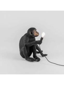 Seletti Monkey Lamp Sitting - Zwart -Klassieke Verlichtingswinkel seletti monkey lamp sitting zwart 5