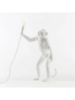 Seletti Monkey Lamp Standing - Wit -Klassieke Verlichtingswinkel seletti monkey lamp standing wit 2