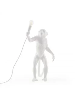 Seletti Monkey Lamp Standing - Wit
