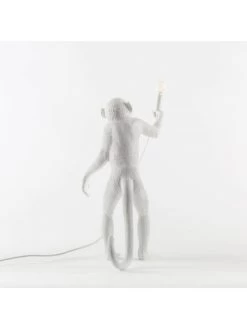 Seletti Monkey Lamp Standing - Wit -Klassieke Verlichtingswinkel seletti monkey lamp standing wit 6