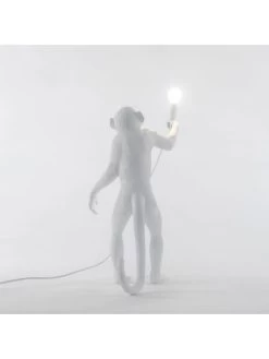 Seletti Monkey Lamp Standing - Wit -Klassieke Verlichtingswinkel seletti monkey lamp standing wit 7