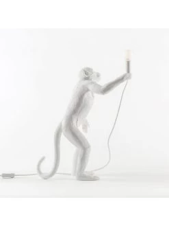 Seletti Monkey Lamp Standing - Wit -Klassieke Verlichtingswinkel seletti monkey lamp standing wit 9